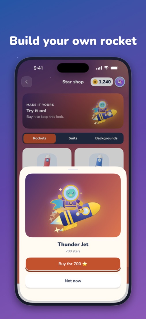 Build your own rocket: the Star Shop